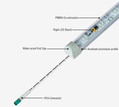 China Anodized Aluminum Aluminum Channel 24V UL Approved Decorative LED Refrigeration Room Lamp Tool+Cabinet LED Lights for sale