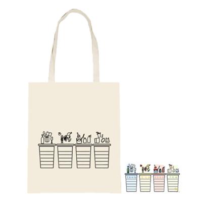 China Hot Sale Eco-Friendly Kids Coloring Children Diy Painting Eco Friendly Reusable Canvas Tote Bag For Kids for sale