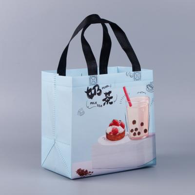 China Fashionable Non Woven Nonwoven Shopping Bag Folding Goods 80G Tote Bag Eco-Friendly Cut Recycle pp for sale