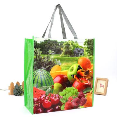 China Eco - Friendly Customized Recycled Large Biodegradable Durable PP Woven Shopping Bag for sale