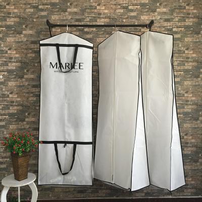 China Custom Made Breathable Plastic Clear Fancy Garment Bag Eco-Friendly, Travel Duffl PVC Frosted Garment Bag for sale