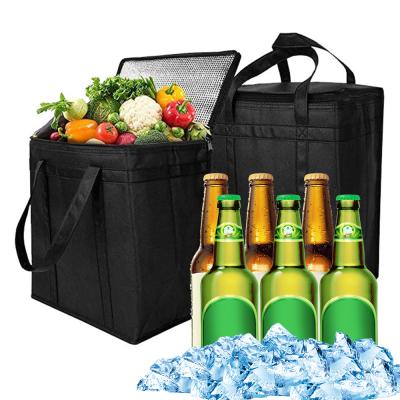 China Eco Friendly Disposable Insulated Waterproof Food Takeaway Bag Large Cooler Bag For Delivery for sale