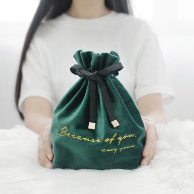 China Gift Bag Chiffon Drawstring Jewelry Cotton Eco-Friendly Satin Silk Drawstring Bag for sale