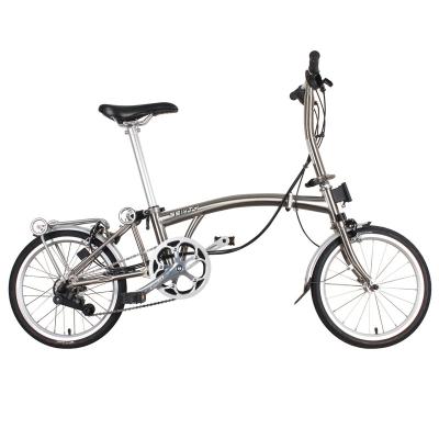 China Steel Folding 3Sixty Bicycle Mbar S6 Adult Fold Bike Silver Electro for sale