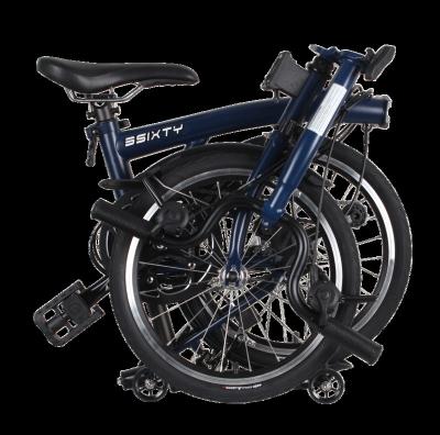 China 3Sixty Steel Folding Bike Mbar S6 Blue for sale