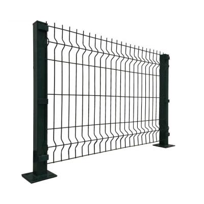 China Factory Price Easily Assembled Heavy Duty Powder Coated Curved Welded Wire Mesh Fence And Decorative Garden Fence Panels for sale