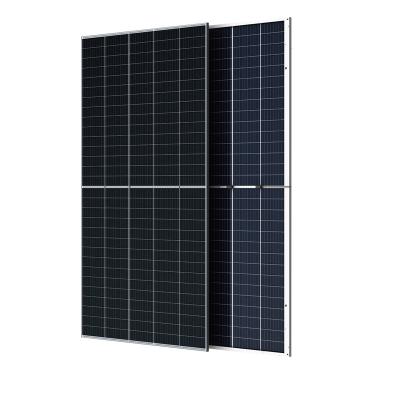 China High Output Solar Power System 48.3V 10.02A 400w Bi-facial Mono Solar Panels Half Cut for sale