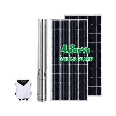 China Water Treatment 24V 48V 72V 110V 112m 3DSC Solar Pump System Head 3