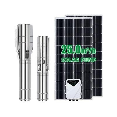 China Solar Water Treatment Pump System 72V 110V 35mm Max. Head 4DSC 4