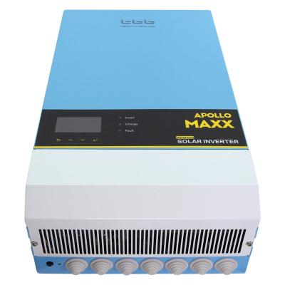 China Solar Inverter TBB APOLLO MAXX 24V 48V 3kw 5kw 7kw 6kw 8kw Hybrid Solar Inverter With MPPT Trackers for sale