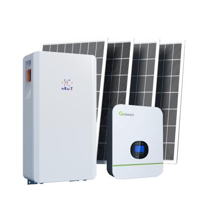 China 3.3kw PV Solar System Set 10kwh Home Hybrid On-Grid Solar Power System for sale