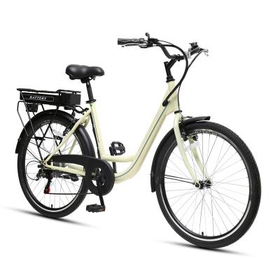 China Cheap Alloy 7 E Speed ​​26 Inch 250W Aluminum Lithium Battery Bike Electric Bicycle for sale