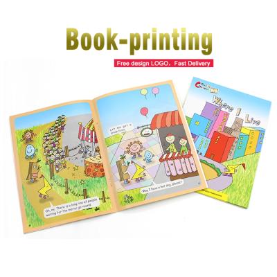 China paper & Cardboard Children's English Story Picture Book Printing My Book English First Children's English Expression Book for sale