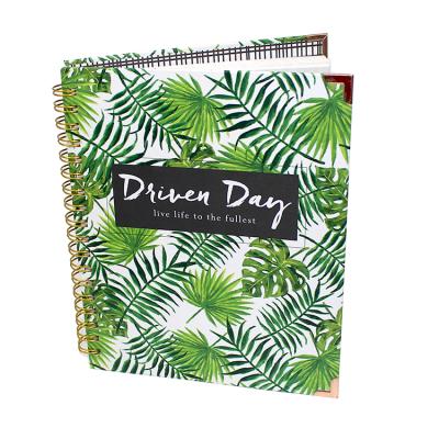 China Printed custom school stationery hardcover book spiral paper diary planners diary a5 notebooks for sale