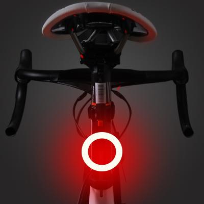 China Creative Heart Shape LED Bike Tail Light For Rechargeable Bicycle Waterproof Road USB MTB Night Safety Rear Light Cycling Warning Lamp for sale