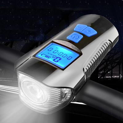 China Bicycle Front Light Rainproof USB Rechargeable Flashlight Bike Accessories Headlight Lamp 10.5mm*4.1mm for sale