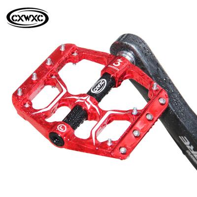 China Mountain Bikes Bike Pedals Road MTB Bike 3 Anti-Slip Sealed Backing Accessories Ultralight Bike Pedal Platform Aluminum Wide Part for sale