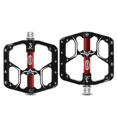 China Ultralight Mountain Road Anti-Skid Bicycle 3 Sealed Support Aluminum Alloy Ultralight Wide Platform Bike Pedals for sale