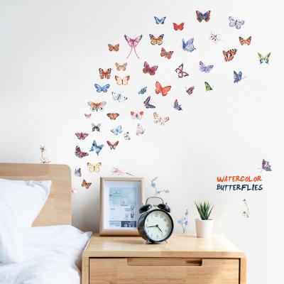 China Easy Butterflies Waterproof PVC Sticker Wall Decal Decoration for sale