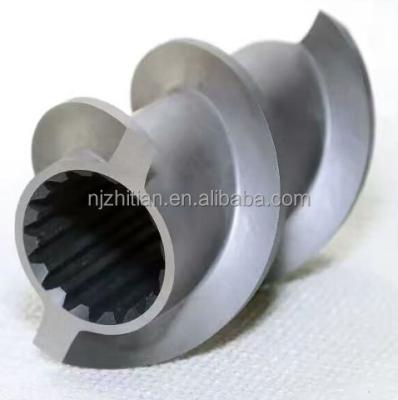 China Professional fish feed extruder machine twin screw extruder spares manufacture screw element for extruder for sale