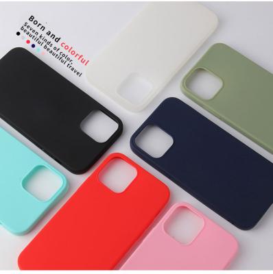 China Silicone Shockproof Protective Shell Matte Biodegradable TPU Cell Phone Case For iPhone for sale