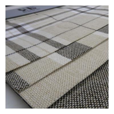 China Shrink-resistant having stock hot sale linen fabric sofa cushion fabric pillow fabric polyester variety linen kind of design textile for sale