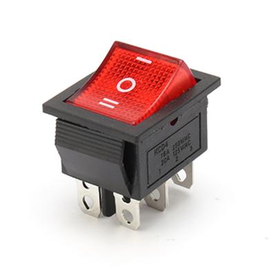 China 16A /250VAC 20A/125VAC Top Sale Pa66 High Performance KCD4 Rocker Car Switch For Electrical Products for sale