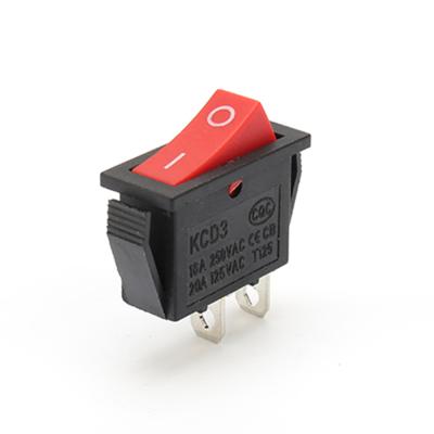 China Good Price SAE Plastic Rectangle High Performance KCD3 Rocker Switch For Electronic Equipment And Appliance for sale