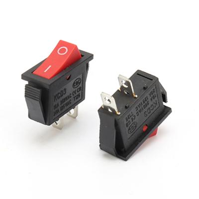 China Professional Wholesale Price Plastic Rectangle Rocker KCD3 Switchtton Switch for Electronic Equipment and Appliance for sale