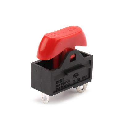 China Hair Dryer Rocker Switch Fan Mini On-Off 20A 125VAC SPST 3PIN Household KCD1 ON OFF Rocker Switch for sale