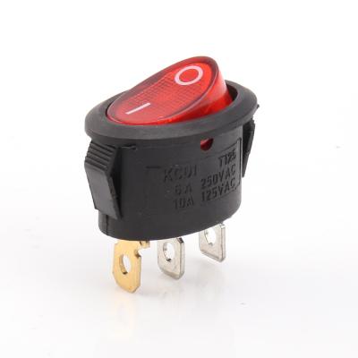 China High Quality Multi-Effect Oval Multi-Effect Automotive Rocker Switch KCD1 For Electrical Equipment for sale