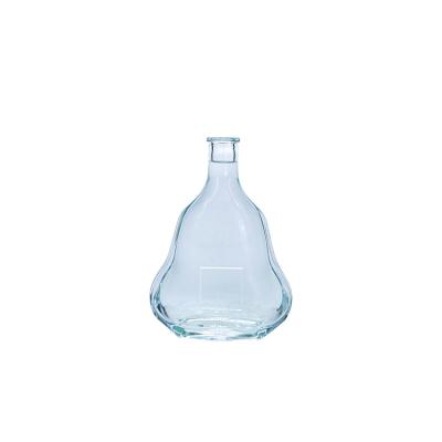 China Beverage Customized 0.5 L Glass Bottle Malt Liquor Bottle 500ml Frosted Glass Wine Bottle for sale