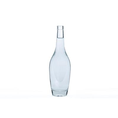 China 500ml 750ml Crystal Glass Beverage Bottles With Customized Logo for sale