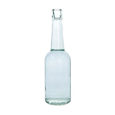 China High Quality Glass Beverage 375ml Vodka Bottle With Cork for sale