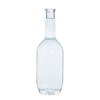 China Wholesale Glass Juice Swing Top Water Bottles Clear Beverage Square Bottle 500ml 1000ml for sale