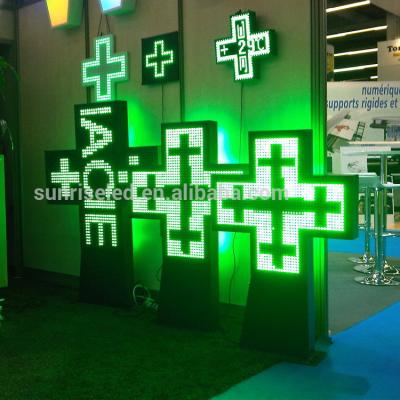 China Pharmacy Cross 2 Sides LED Cross Display LED Pharmacy Cross Display for sale