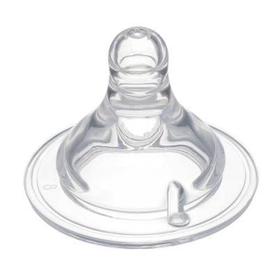 China Factory YX-BN-08 breast milk BPA simulation breast milk silicone teat free direct Anti-colic liquid soft Large-caliber feeding nipples for sale