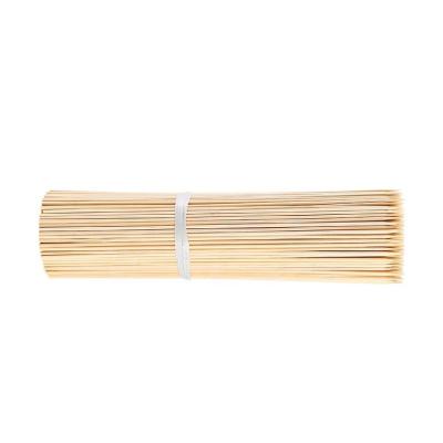 China Easily Cleaned Hot Sale 4.0mm*30cm Round Shape Polished Bamboo Sticks BBQ Stick Bamboo Skewer On Sale for sale