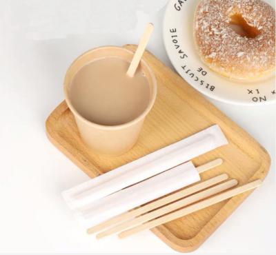 China Best Price Birch Wooden Coffee Stirrer Sustainable Disposable Stirrer Stick Chinese Coffee Stick for sale