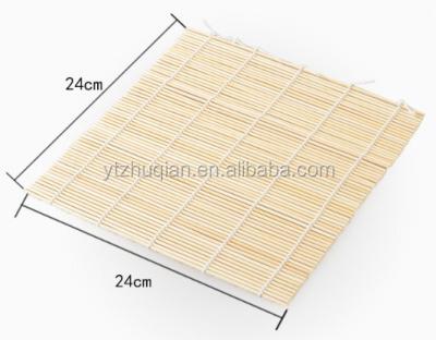 China Sustainable A Grade BPA Free Sushi Making Use Bamboo Sushi Mat On Sale No Sticks for sale