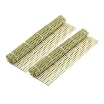 China Sustainable Low Price Food Sushi Mat High Quality Reusble Japanese Bamboo Bamboo for sale