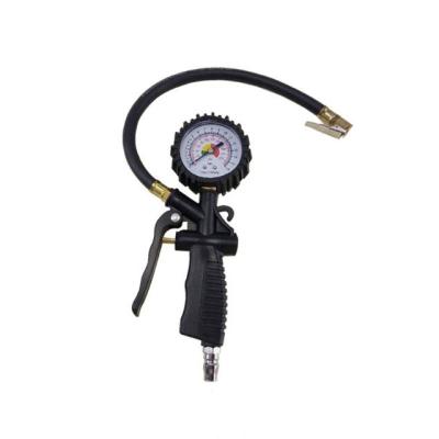 China Tire Pressure Monitor Car Pump Gas Bicycle Tire Inflator with Rotatable Copper Tube for sale