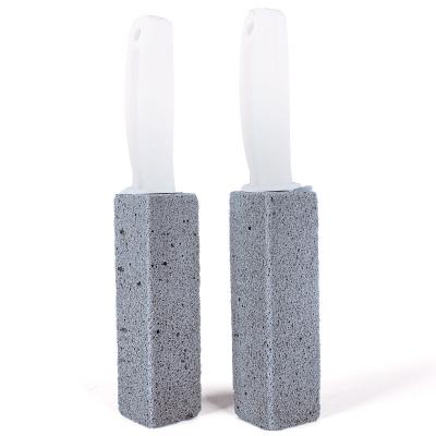 China Sustainable Toilets Cleaner Sweep Natural Pumice Stone Toilets Sweep Quick Cleaning Cleaner With Long Handle for sale