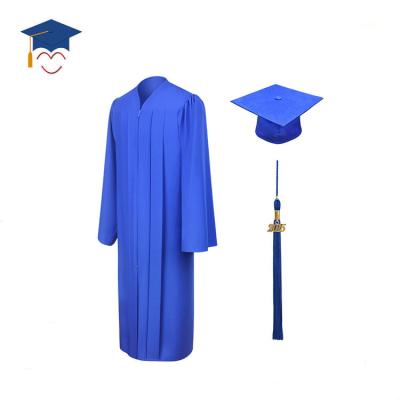 China wholesale adult school graduation gown and hat with tassel made in china for sale