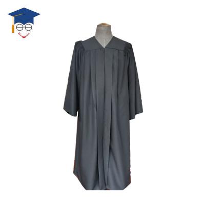 China 2021 new school style USA bachelor's graduation gown cheap long gown dresses with elastic for sale