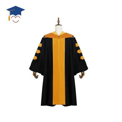 China School Hotsell Phd Graduation Gown With Hood for sale