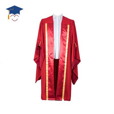 China Hot Selling Luxury UK School Costom Bachelor's Graduation Dress for sale