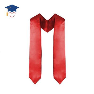 China School Hotsell Graduation Stole Graduation Sash Uniform For School For Adults Unisex 100% Satin 100% Polyester Polyester for sale