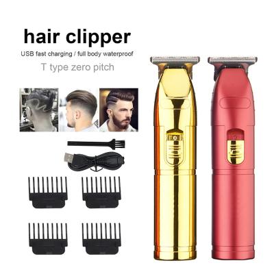 China Car Amazon Buy New Design Gold T Blade Beard Hair Trimmer Online Cutting Machine Cordless Rechargeable Hair Clippers for sale