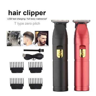 China Car Best Sell Professional Barber Salons Hair Cutting USB r Wireless Rechargeable Hair Trimme T Blade Hair Clippers For Men for sale